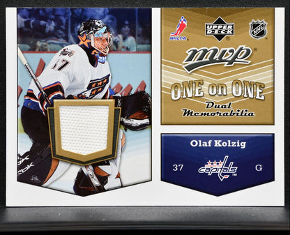 2007-08 UD MVP One on One Dual Memorabilia Kolzig/Denis Jersey 0924