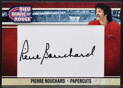 2018-19 President's Choice Bleu Blanc Et Rouge Papercuts Bouchard Auto 2831