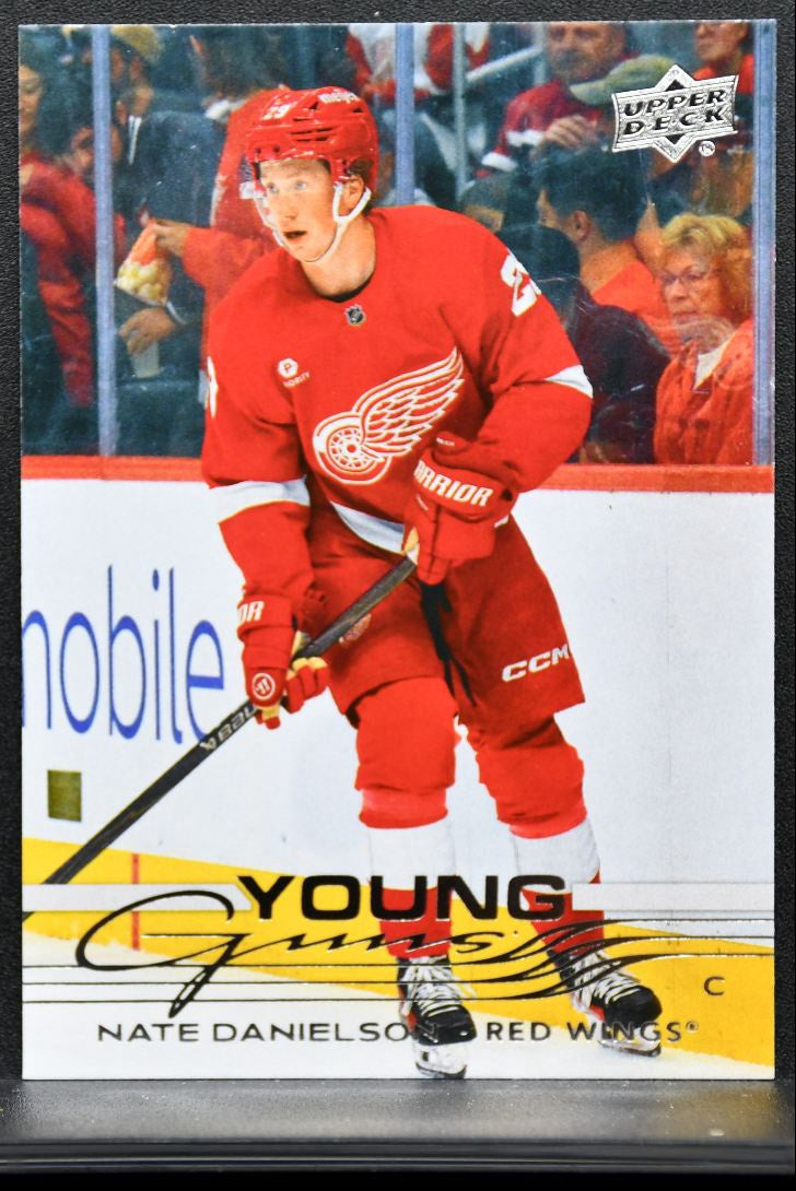 2025-26 Upper Deck Extended Series Young Guns Nate Danielson Red Wings RC 0009