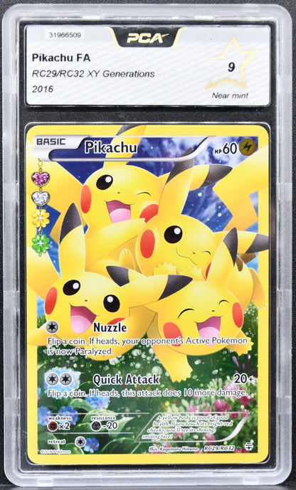 Pokémon Generations Radiant Collection Pikachu (Full Art) RC29 PCA 9