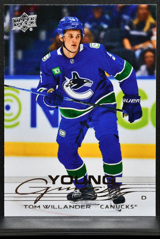 2025-26 Upper Deck Extended Series Young Guns Tom Willander 717 Canucks RC 3338