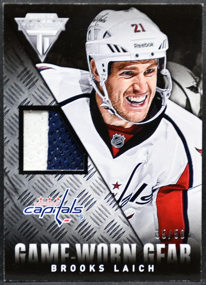 2013-14 Panini Titanium Game-Worn Gear Prime Laich Capitals /50 Patch 1280