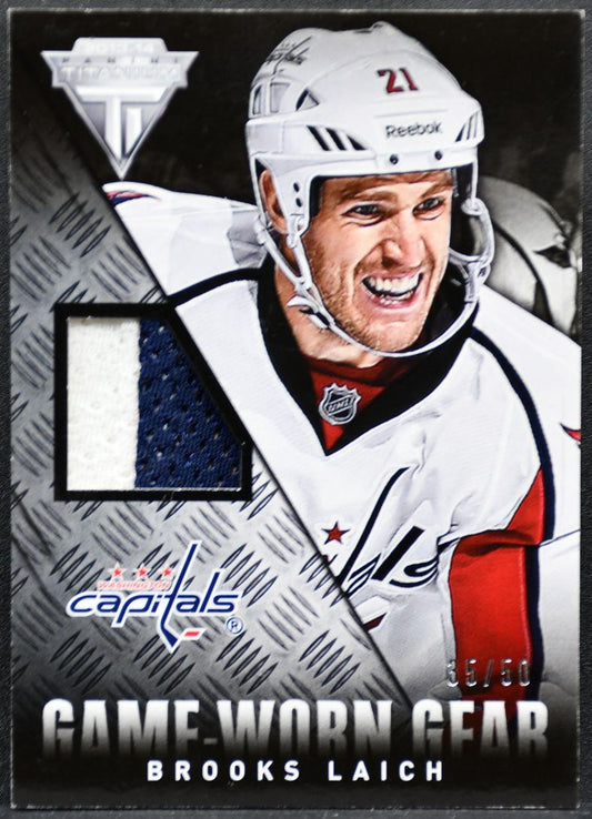 2013-14 Panini Titanium Game-Worn Gear Prime Laich Capitals /50 Patch 1280