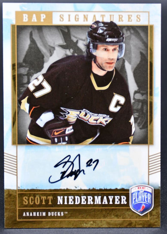 2006-07 UD Be A Player BAP Signatures Scott Niedermayer SN Auto
