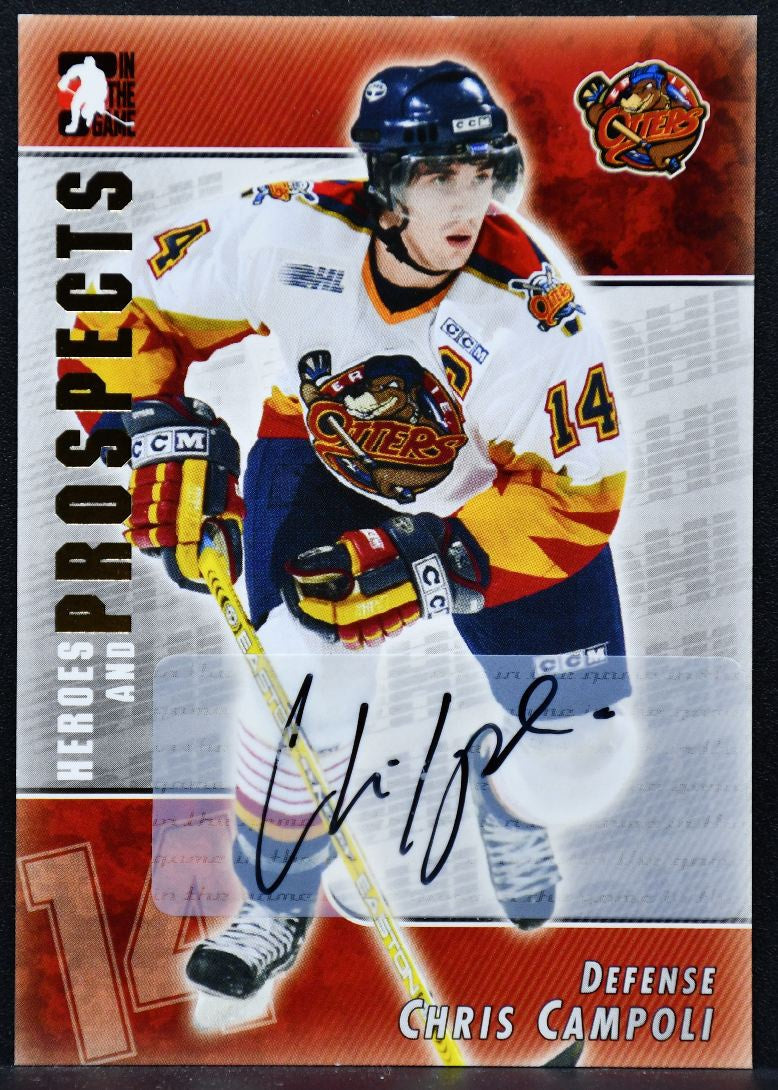 2004-05 In The Game Heroes and Prospects Autographs Campoli A-CCA Auto 4181