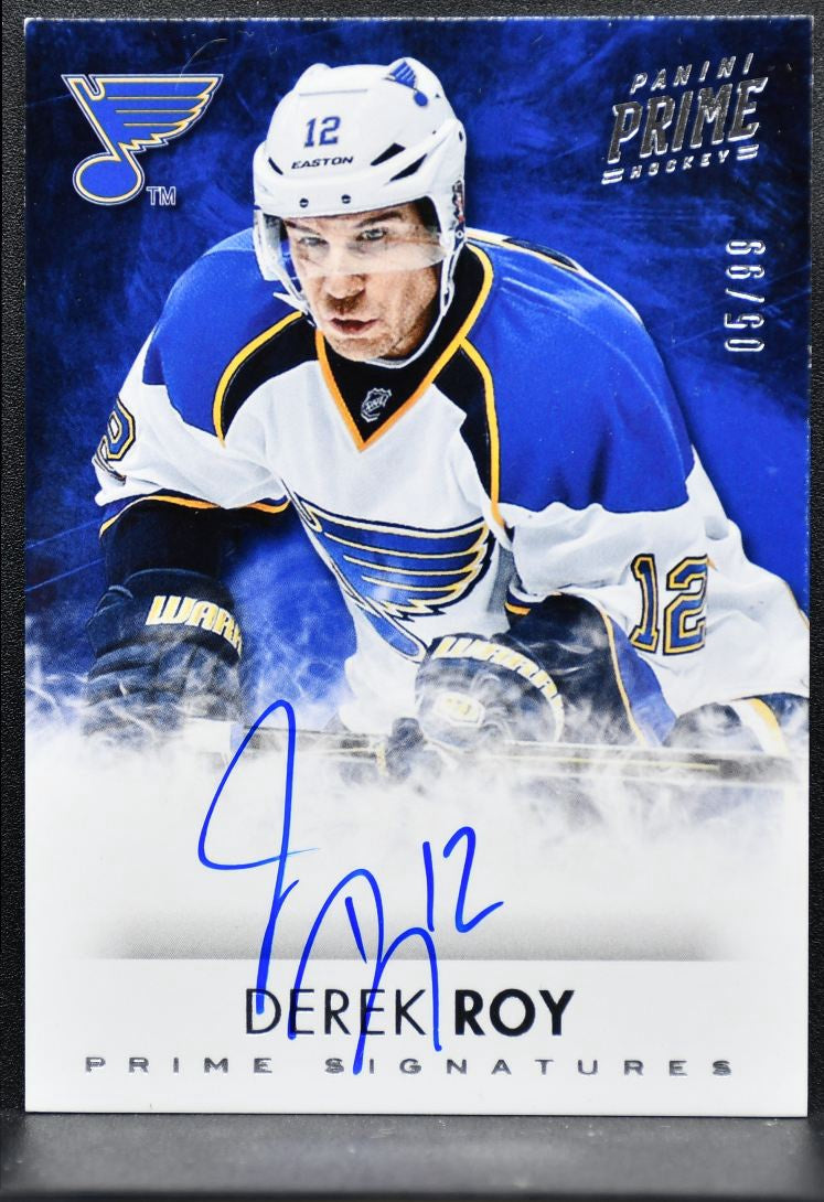 2013-14 Panini Prime Signatures Derek Roy S-DR Auto /99 2684