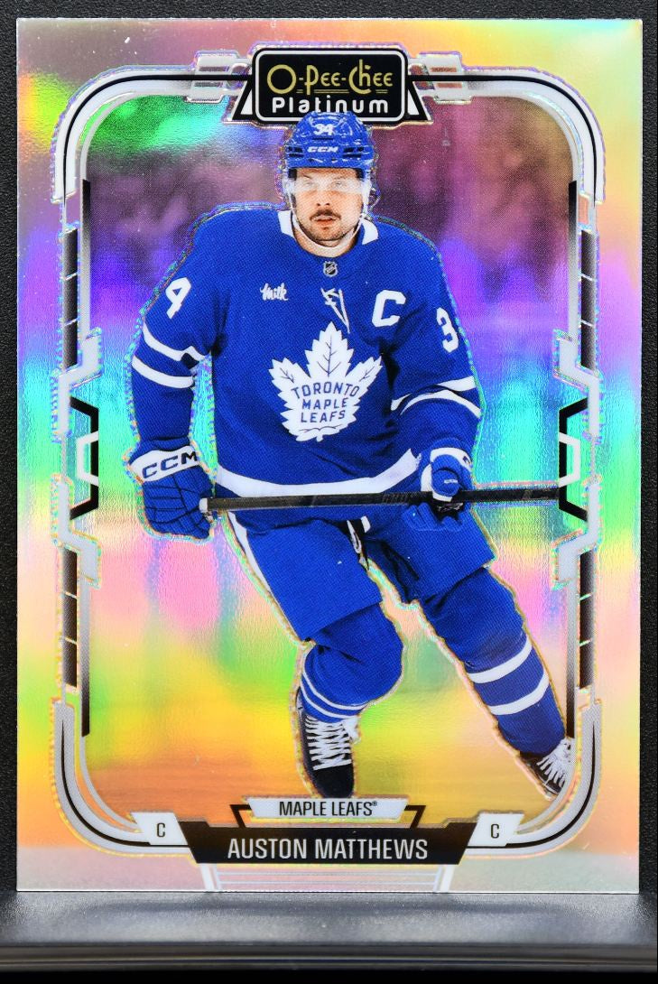 2025-26 O Pee Chee Platinum Rainbow Auston Matthews 80 Toronto Maple Leafs 7832