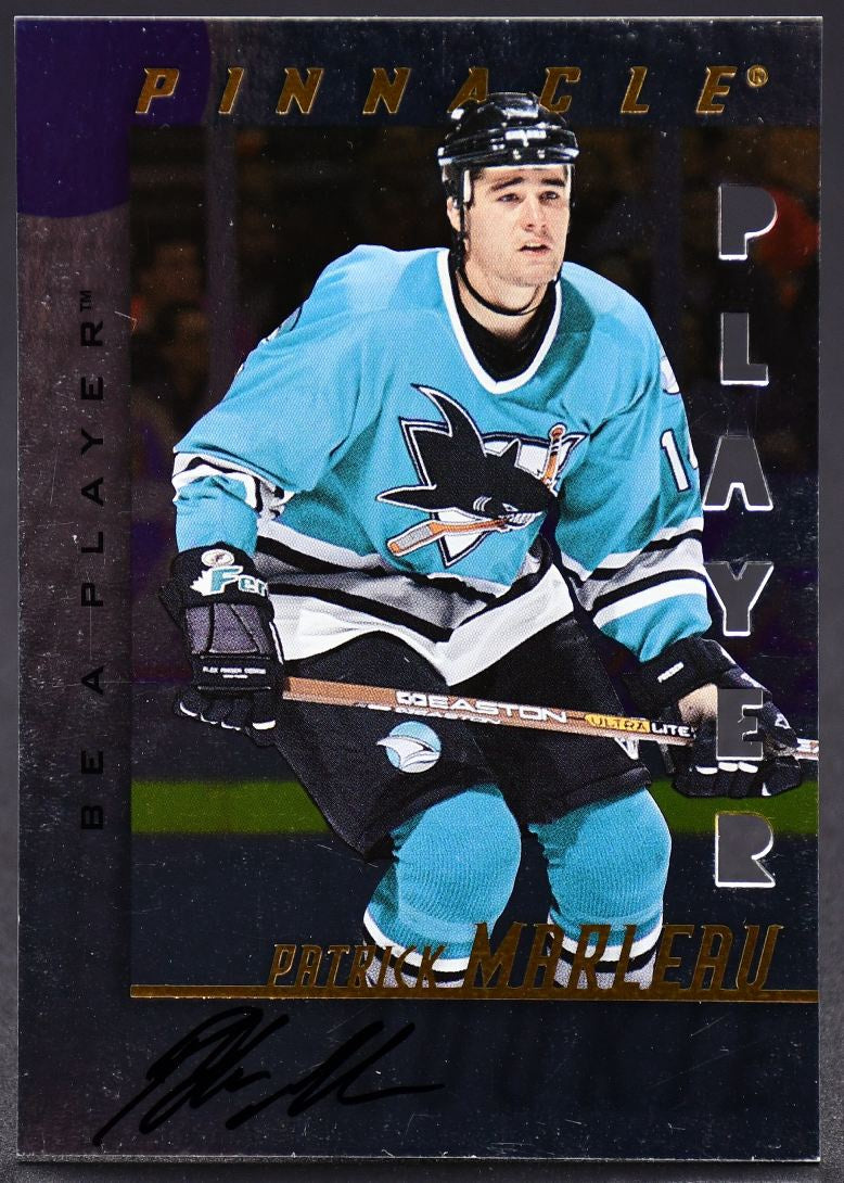 1998-99 Pinnacle Be A Player Patrick Marleau 221 Auto