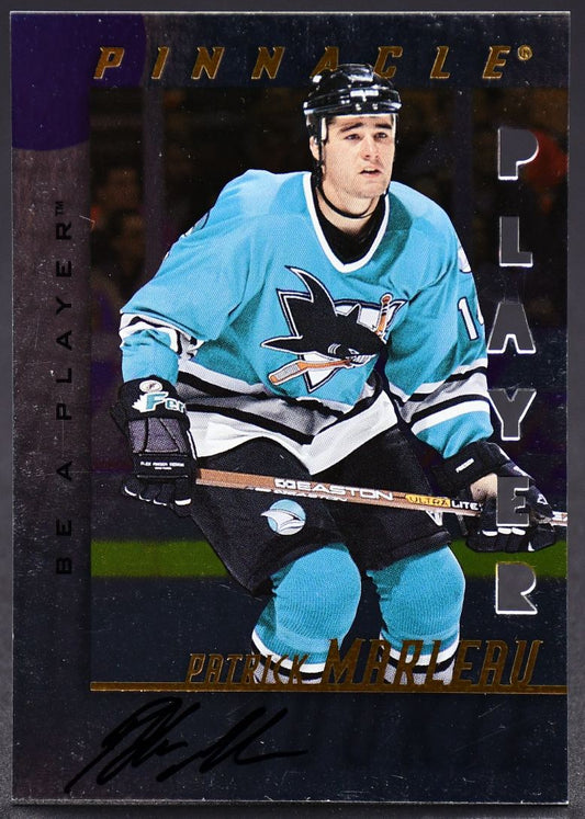 1998-99 Pinnacle Be A Player Patrick Marleau 221 Auto