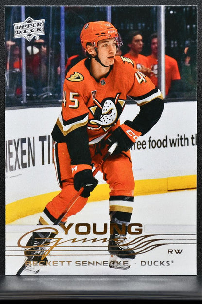 2025-26 UD Extended Series Young Guns Beckett Sennecke 701 Anaheim Ducks RC 4168