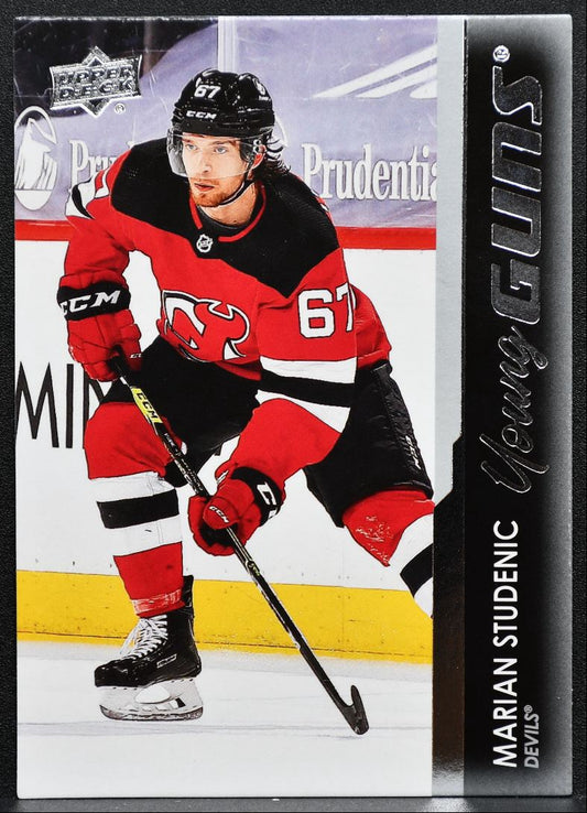 2021-22 Upper Deck Series 1 Young Guns Marian Studenic New Jersey Devils RC 4366