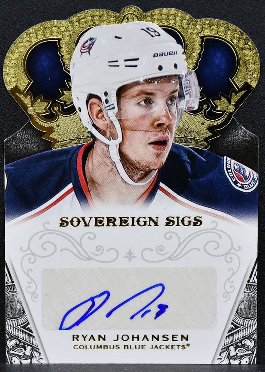 2013-14 Panini Crown Royale Sovereign Sigs Ryan Johansen SO-RJ Auto 2859