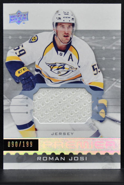 2016-17 Upper Deck Premier Base Jersey Roman Josi Predators 090/199 Jersey 1618