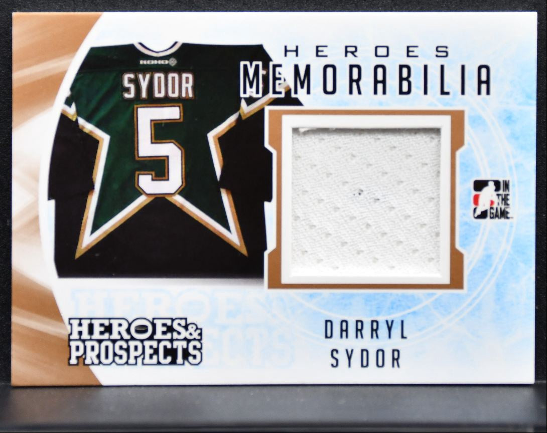 2016-17 Leaf In The Game Heroes and Prospects Memorabilia Sydor Jersey 1441