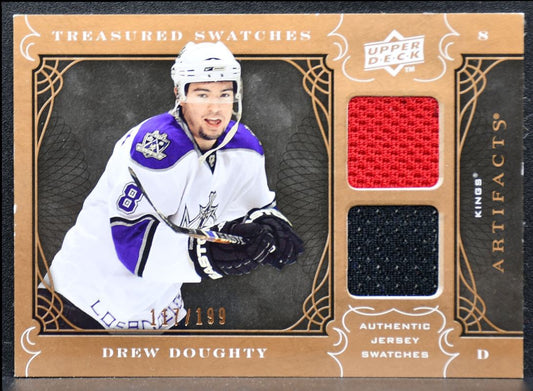 2009-10 UD Artifacts Treasured Swatches Drew Doughty TS-DD /199 Jersey 1656