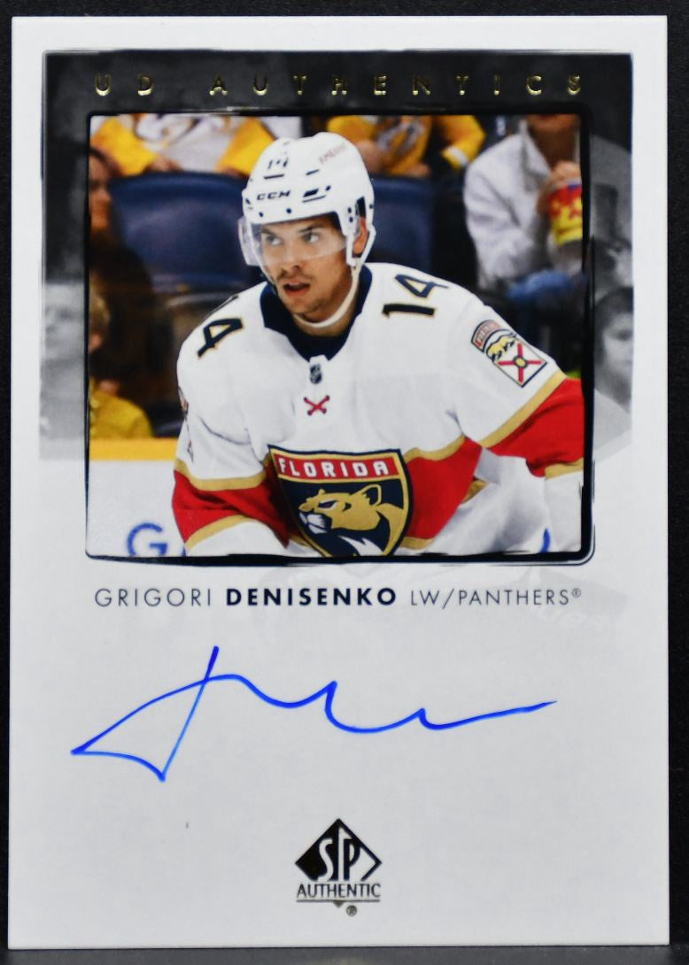 2022-23 SP Authentic UD Authentics Grigori Denisenko UDA-GD Panthers Auto 4996