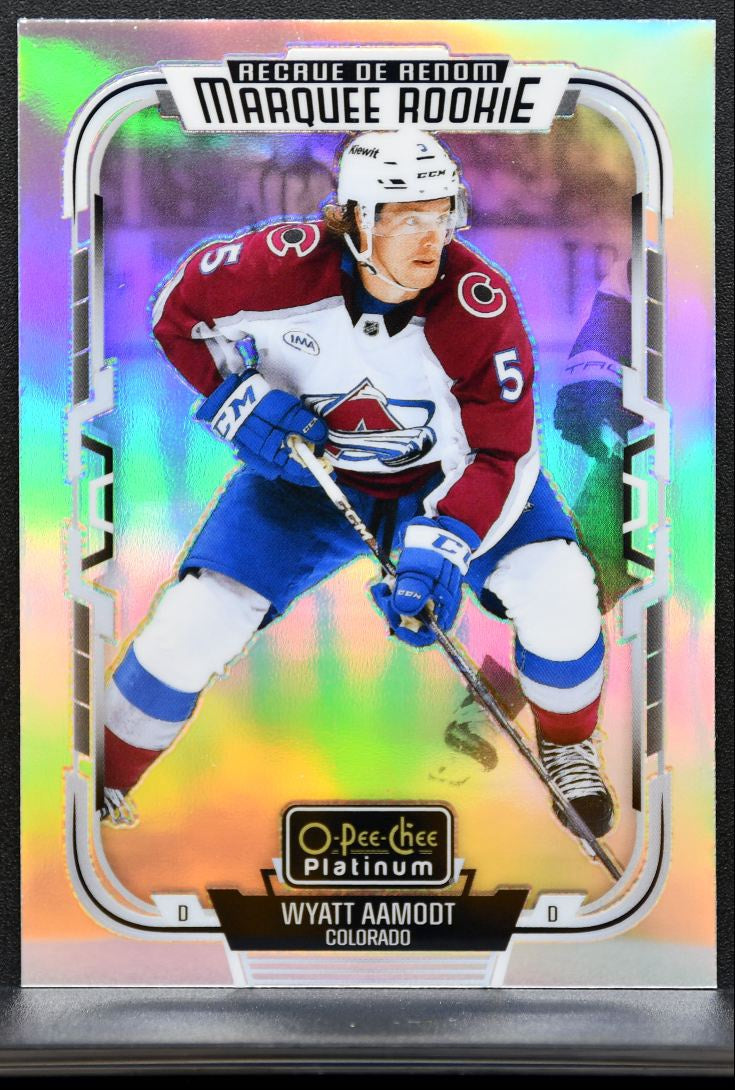 2025-26 O Pee Chee Platinum Marquee Rookie Rainbow Wyatt Aamodt RC 7863
