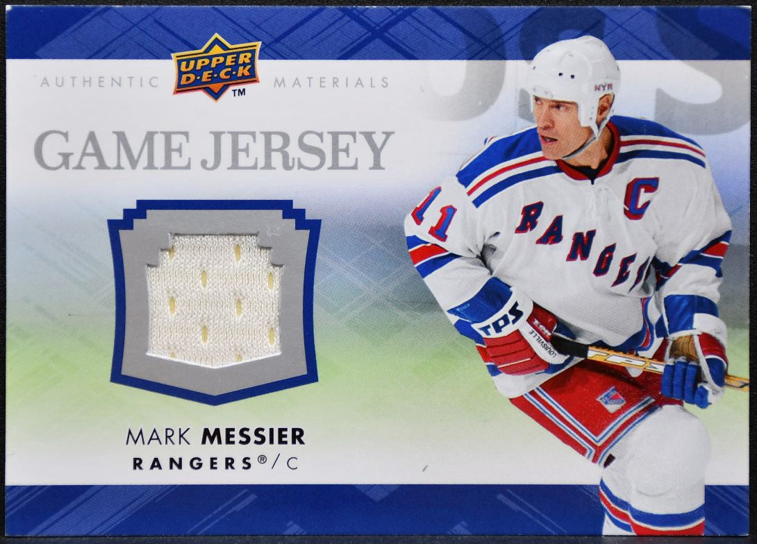 2007-08 Upper Deck Series 2 Game Jersey Mark Messier GJ2-MM Rangers Jersey 3116