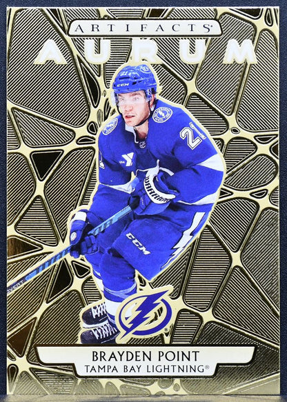 2025-26 Upper Deck Artifacts Aurum Brayden Point 25 Tampa Bay Lightning 8852