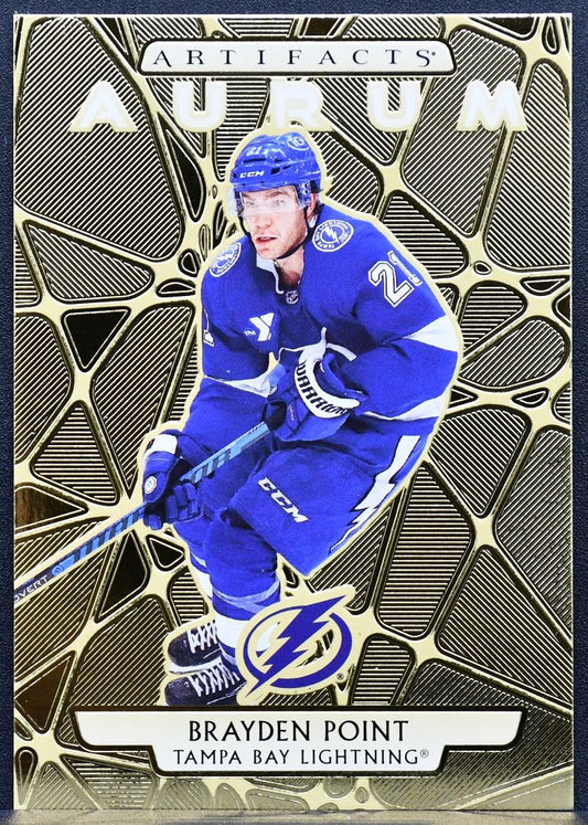 2025-26 Upper Deck Artifacts Aurum Brayden Point 25 Tampa Bay Lightning 8852