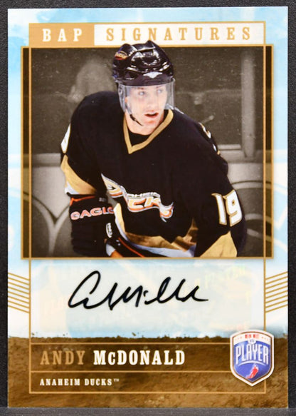 2006-07 Be A Player Signatures McDonald MC Anaheim Ducks Auto 1307