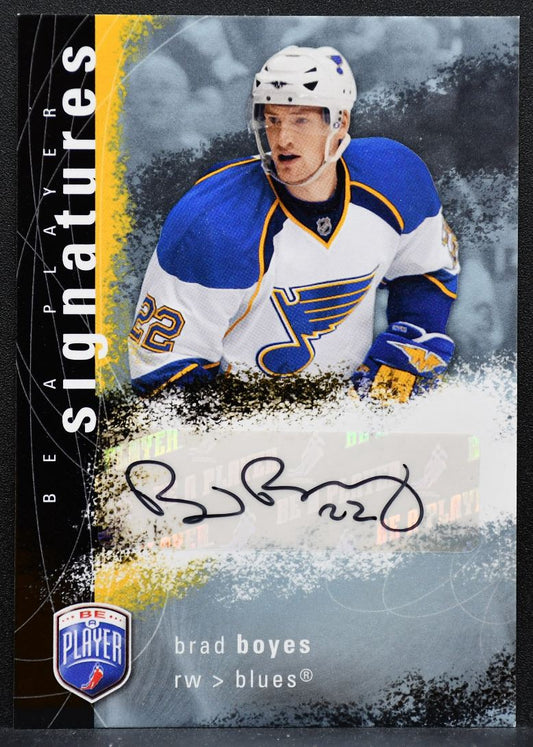 2007-08 Upper Deck Be a Player Signatures Brad Boyes St. Louis Blues Auto 2350