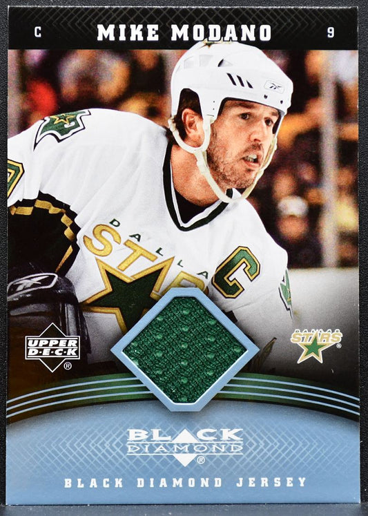 2006-07 Upper Deck Black Diamond Jerseys Mike Modano J-MM Stars Jersey 8962