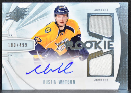 2013-14 SPx Rookie Autograph Dual Jersey Watson RC Auto 180/499 Jersey 5931
