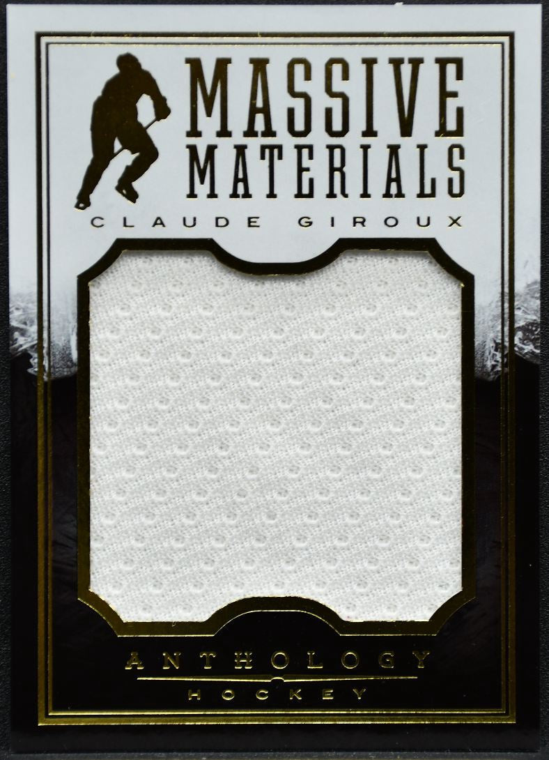 2014-15 Panini Anthology Massive Materials Claude Giroux MM-42 /15 Jersey 9585