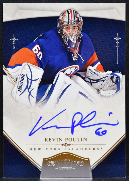 2011-12 Panini Dominion Auto Kevin Poulin 204 New York Islanders RC Auto 7815