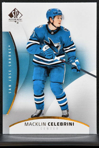 2025-26 SP Authentic Macklin Celebrini 26 San Jose Sharks 1327