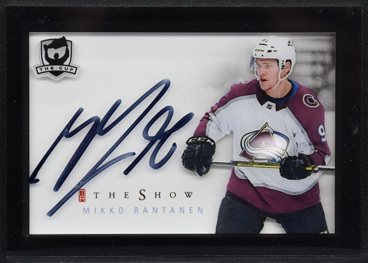 2018-19 UD The Cup The Show Mikko Rantanen 382 Colorado Avalanche Auto