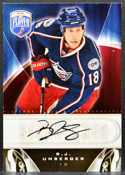 2009-10 Be A Player Signatures Umberger S-RU Columbus Blue Jackets Auto 1291