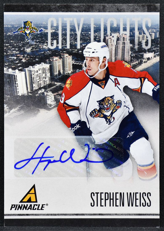 2010-11 Panini Pinnacle City Lights Signatures Stephen Weiss Auto 065/100 0206