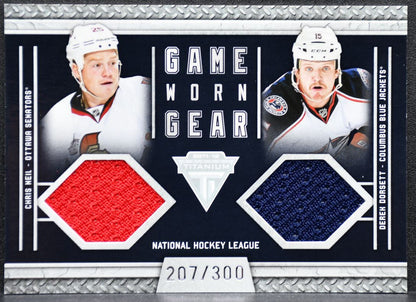 2011-12 Panini Titanium Game Worn Memorabilia Neil/Dorsett /300 Jersey 9523