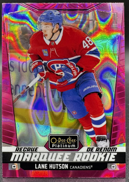 2024-25 O-Pee-Chee Platinum Pink Magma Lane Hutson 234 Montreal Canadiens RC