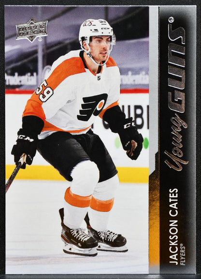2021-22 Upper Deck Series 1 Young Guns Jackson Cates Philadelphia Flyers RC 1563