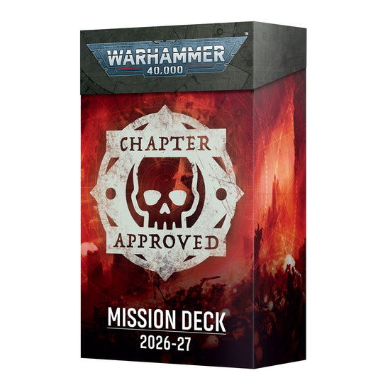 Warhammer 40K Chapter Approved Mission Deck (French) (PRE ORDER) (RELEASE JUNE 27)