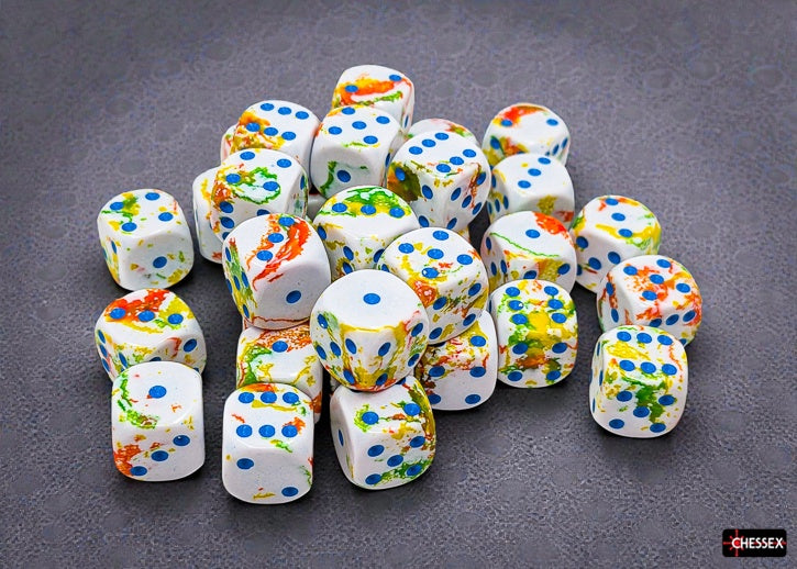 Chessex Brush™ Breezy™/blue 12mm Dice Block™ (24809)