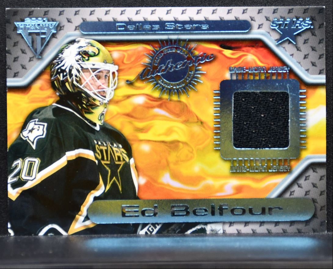 2000-01 Pacific Atomic Jerseys Ed Belfour 81 Dallas Stars Jersey 2080