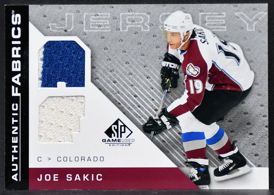 2007-08 SP Game Used Authentic Fabrics Joe Sakic AF-JO Jersey 9118