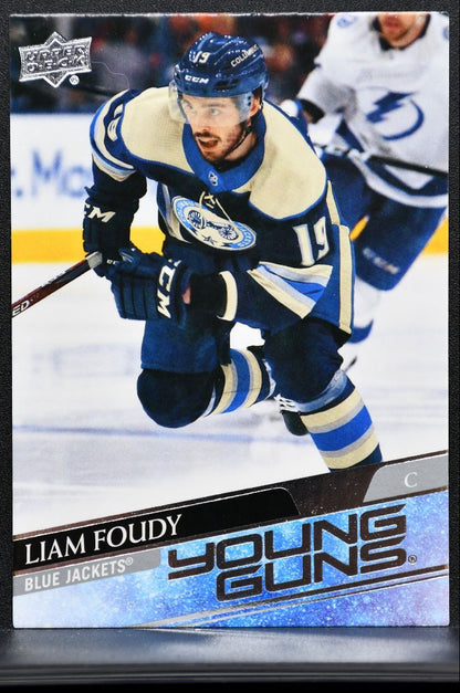2020-21 Upper Deck Series 1 Young Guns Liam Foudy Columbus Blue Jackets RC 4373