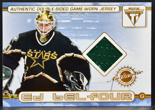 2001-02 Pacific Private Stock Titanium Double-Sided Belfour/Turgeon Jersey 6722