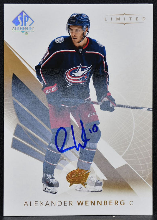 2017-18 SP Authentic Limited Auto Alexander Wennberg 37 Auto 4945
