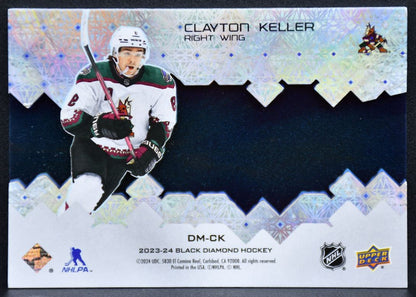 2023-24 UD Black Diamond Might Clayton Keller DM-CK Arizona Coyotes 46/99 4039