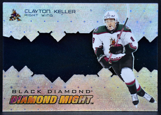 2023-24 UD Black Diamond Might Clayton Keller DM-CK Arizona Coyotes 46/99 4039