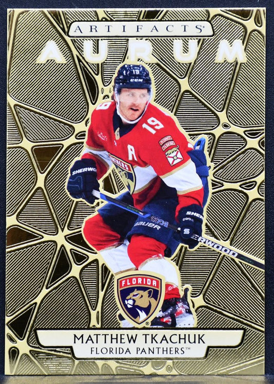 2025-26 UD Artifacts Aurum Matthew Tkachuk 12 Florida Panthers