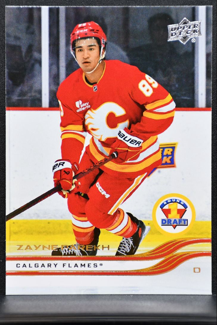2025-26 Upper Deck Extended Series Round 1 Draft Zayne Parekh 749 Flames RC 3642