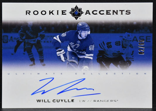 23-24 UD Ultimate Collection RC Accents Will Cuylle Rangers RC Auto /65 4177