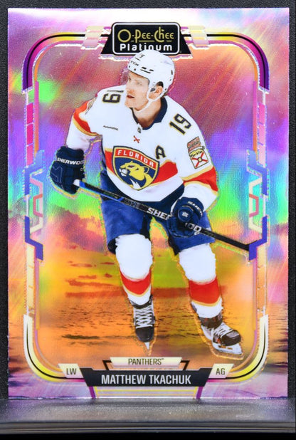 2025-26 O Pee Chee Platinum Sunset Matthew Tkachuk 175 Florida Panthers 8020